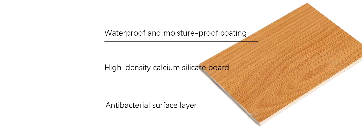 Wood grain antibacterial panel