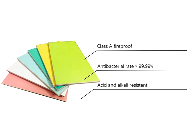 Antibacterial wall panel Antibacterial wall panel