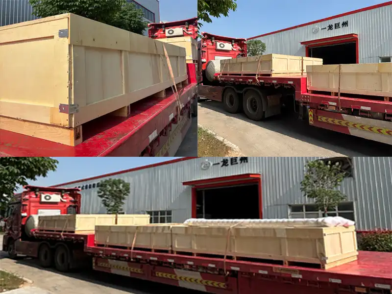 Yilong Juzhou Medical Antibacterial Boards shipped from Shaanxi factory to Kyrgyzstan.